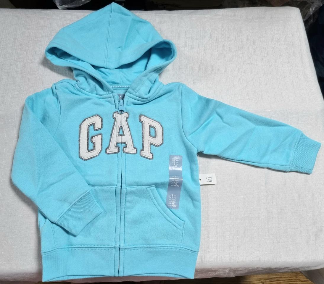 베이비갭 기모있음 후드집업 사이즈 2세 새상품