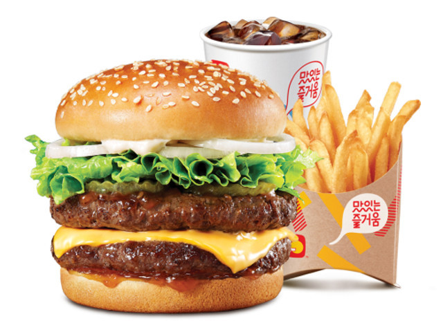 롯데리아 빅불버거세트 기프티콘 판매합니다