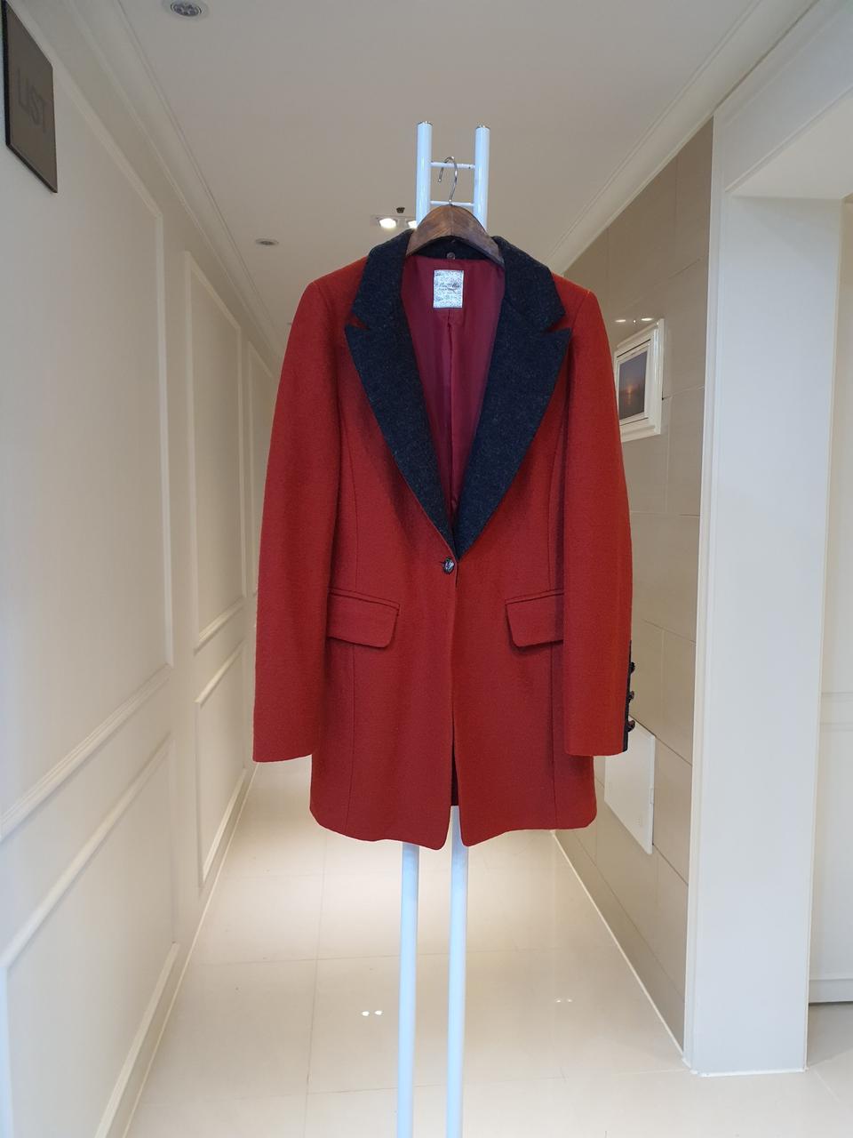 모40 모직롱자켓