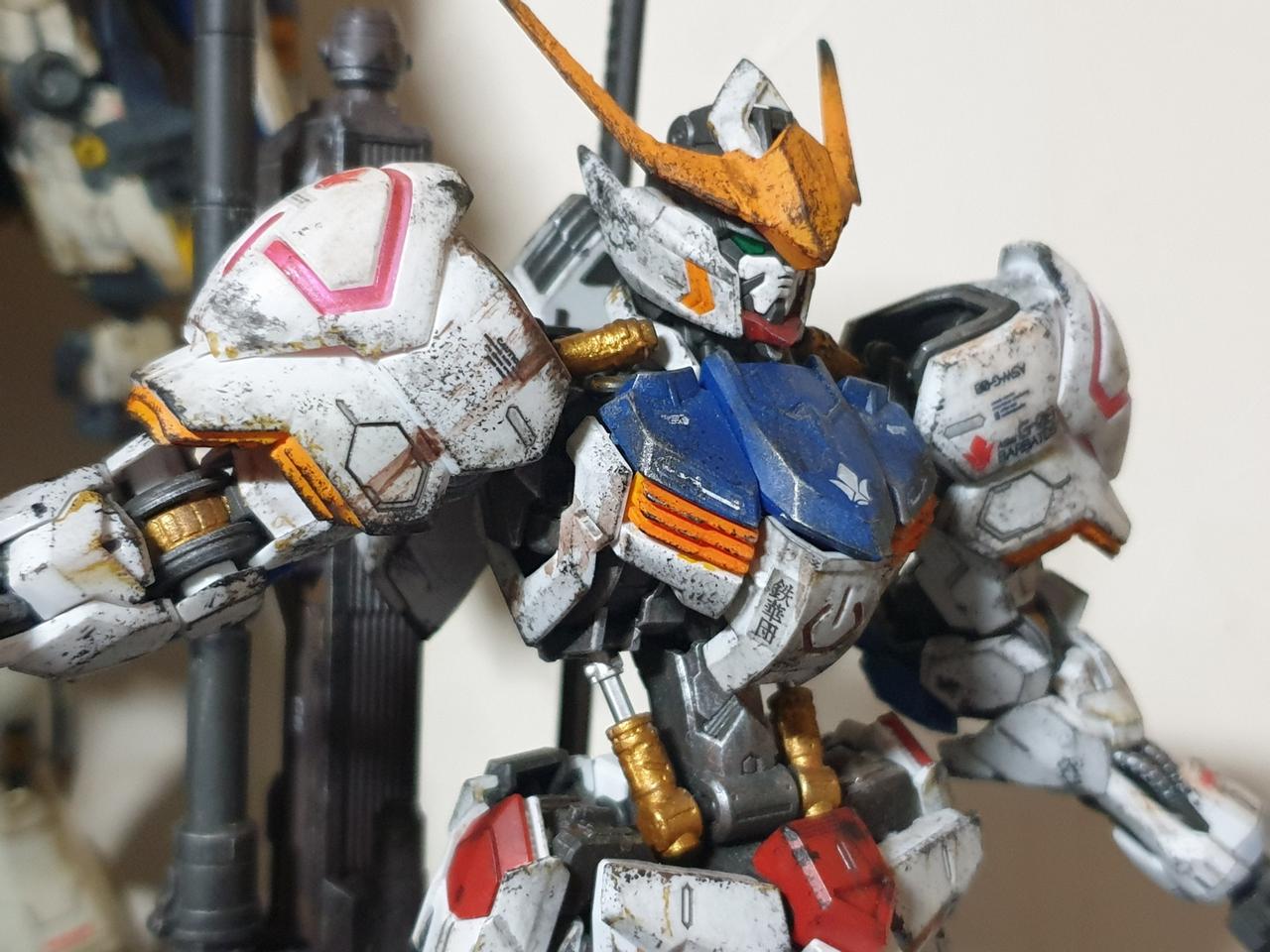 MG 발바토스 건담 웨더링작 가조립 건프라 반다이 에반게리온 드래곤볼