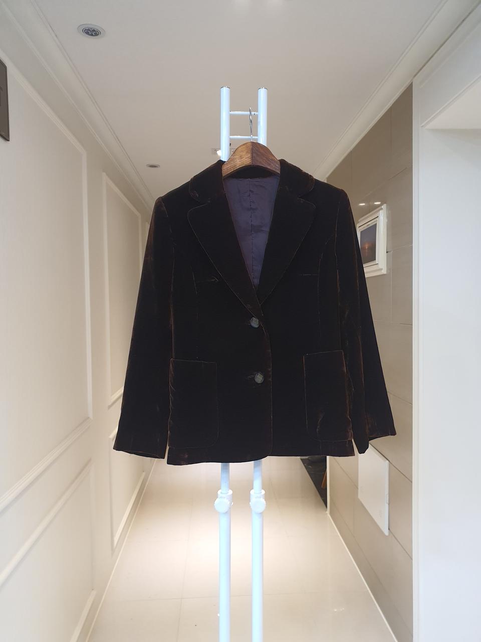 벨벳 브라운 자켓