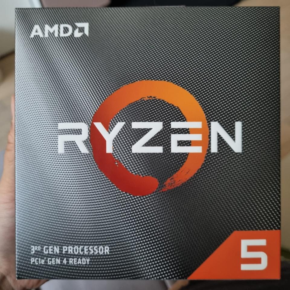 라이젠 3세대 3600 중고 쿨러 새상품 유통사 대원cts 제품 팝니다