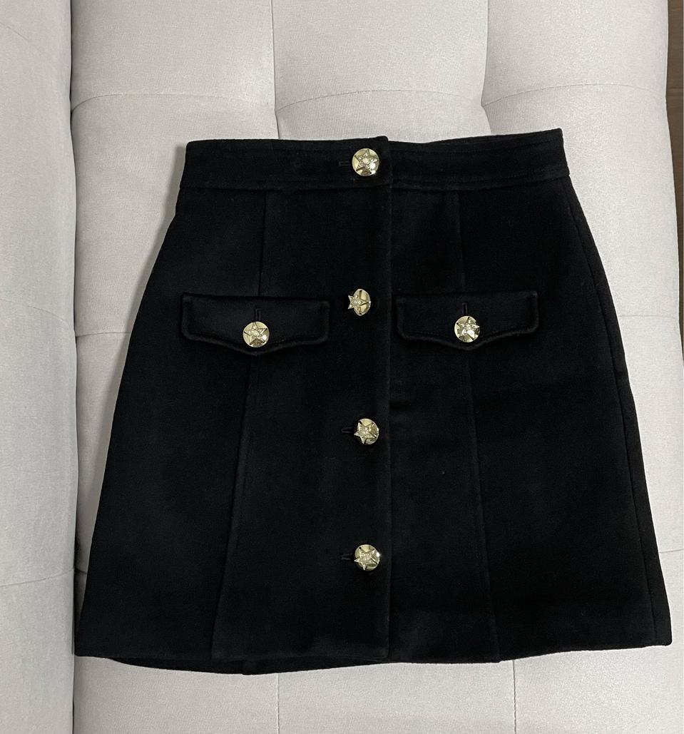 미우미우 정품 울스커트 M