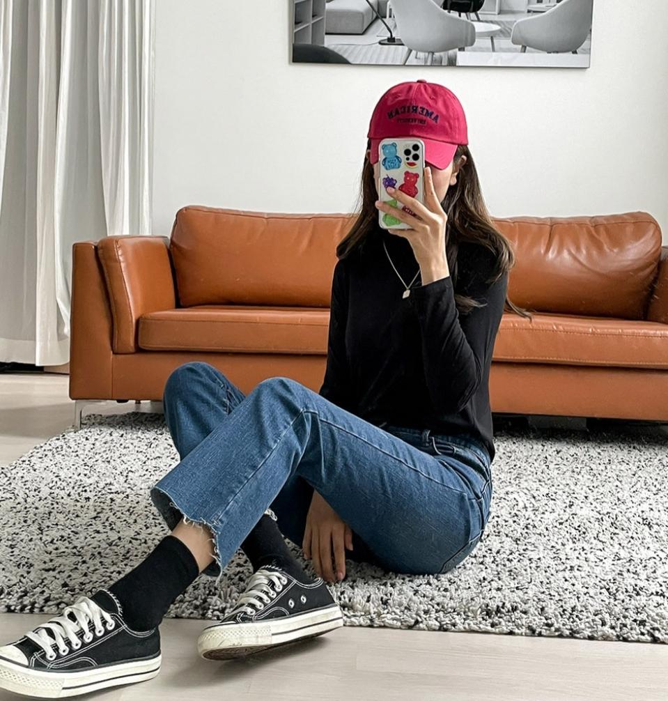 여성기모스판청바지 기모부츠컷청바지