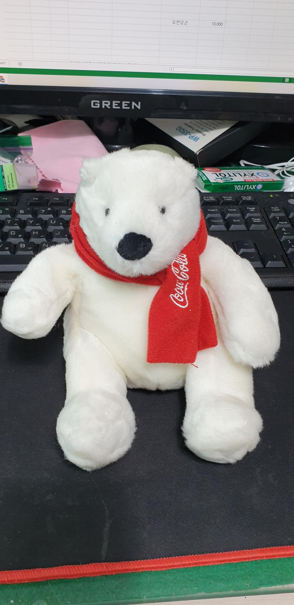 코카콜라 미니 북극곰(미사용)