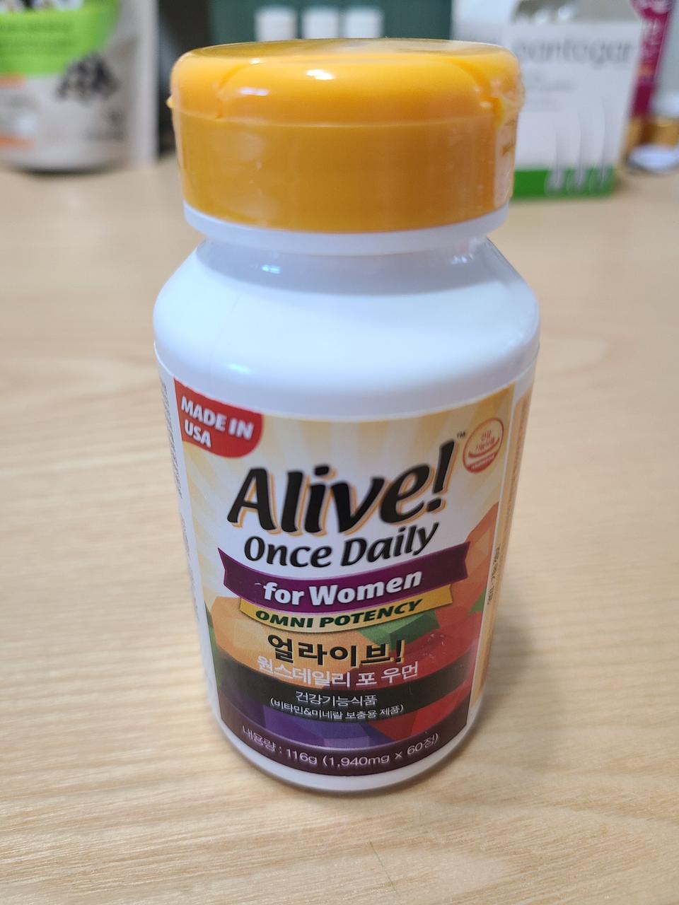 미개봉)얼라이브 원스데일리 포 우먼 종합비타민