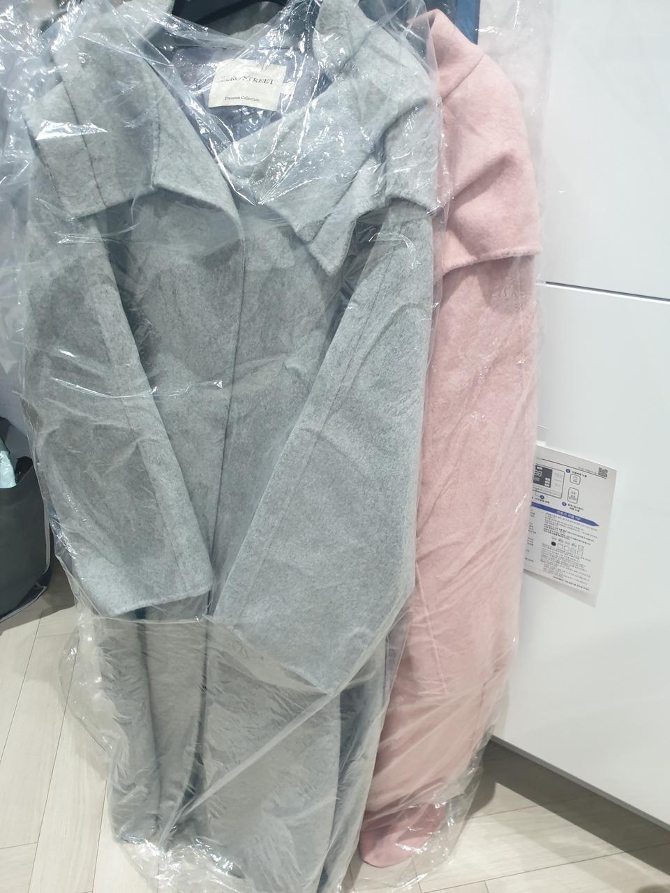 최종!! 30만원대 새제품 /캐시미어 핸드메이드 코트/그레이 컬러