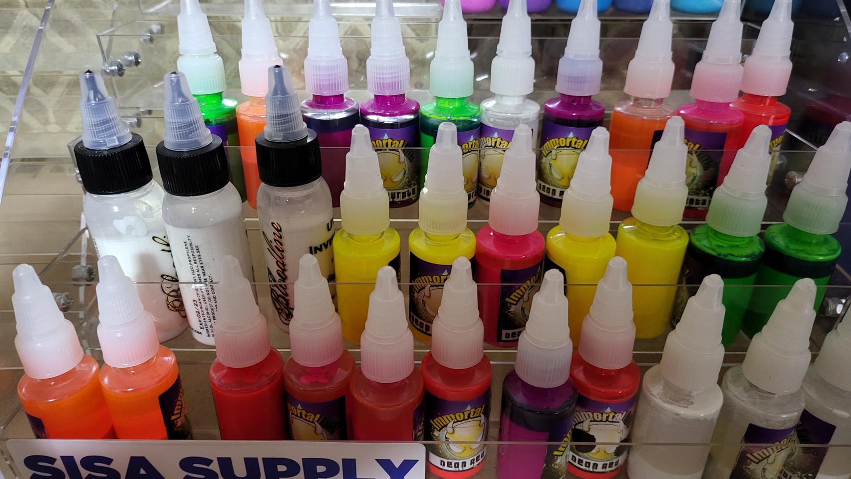 형광타투 잉크 약30개 싸게팝니다