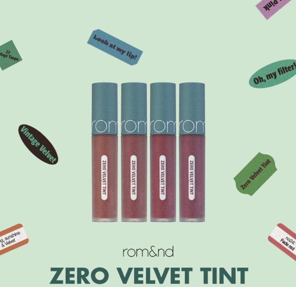롬앤 제로 벨벳 틴트