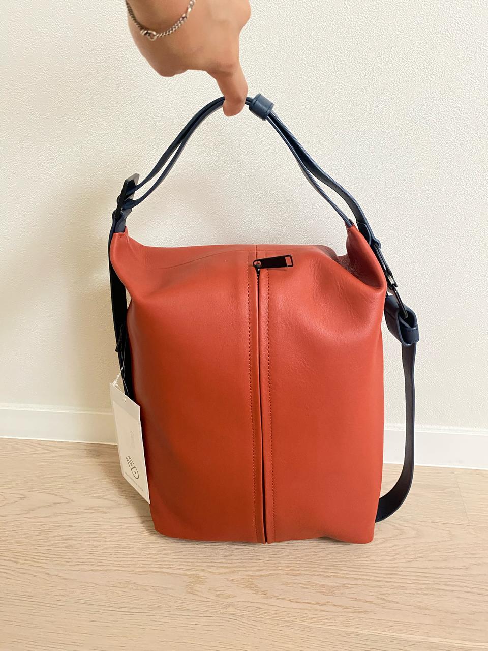 만다리나덕 가죽 투웨이백 새상품