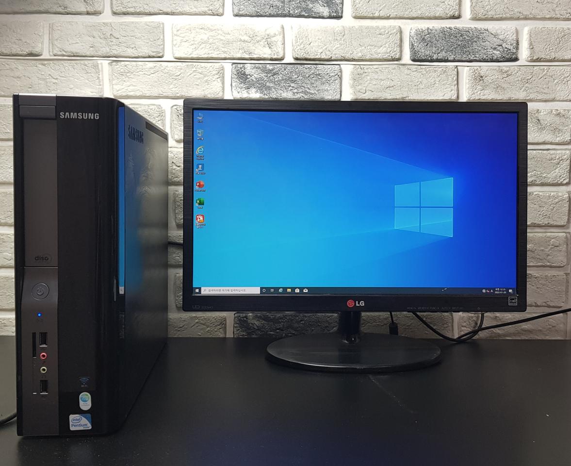 안전 삼성 슬림 컴퓨터본체 사무용 램8G 무선와이파이O