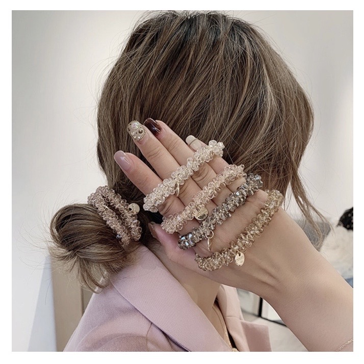 [새상품] 크리스탈 머리끈