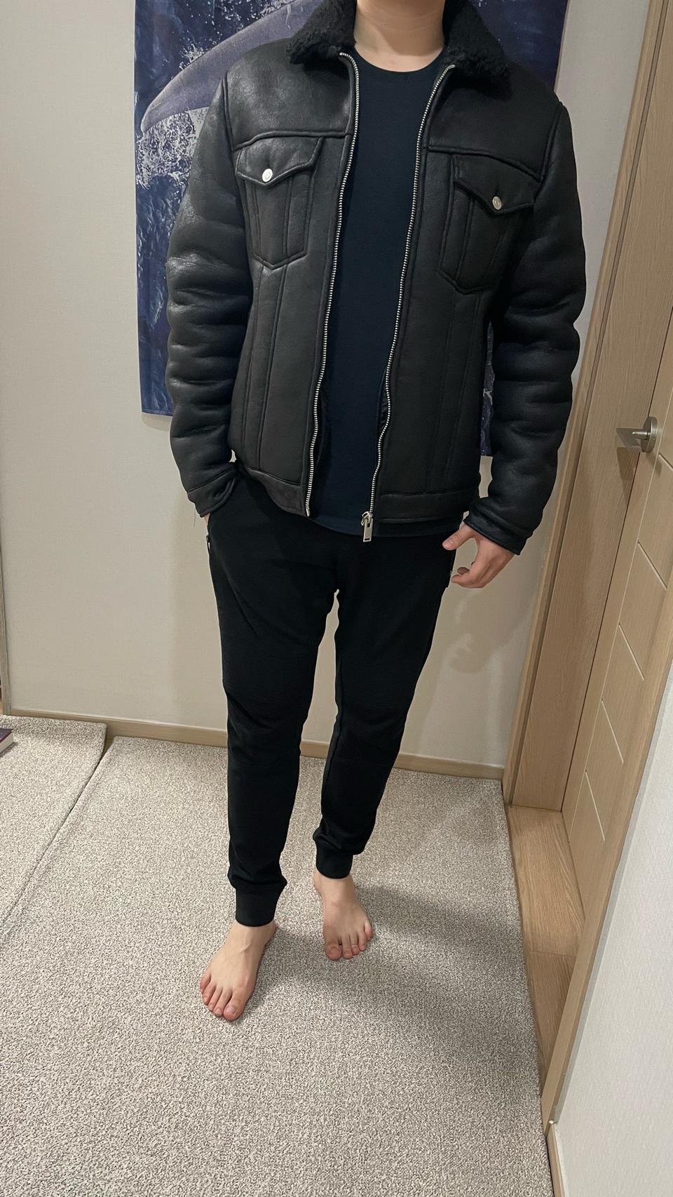 자라 블랙무스탕 XL(30만원후반대구매)