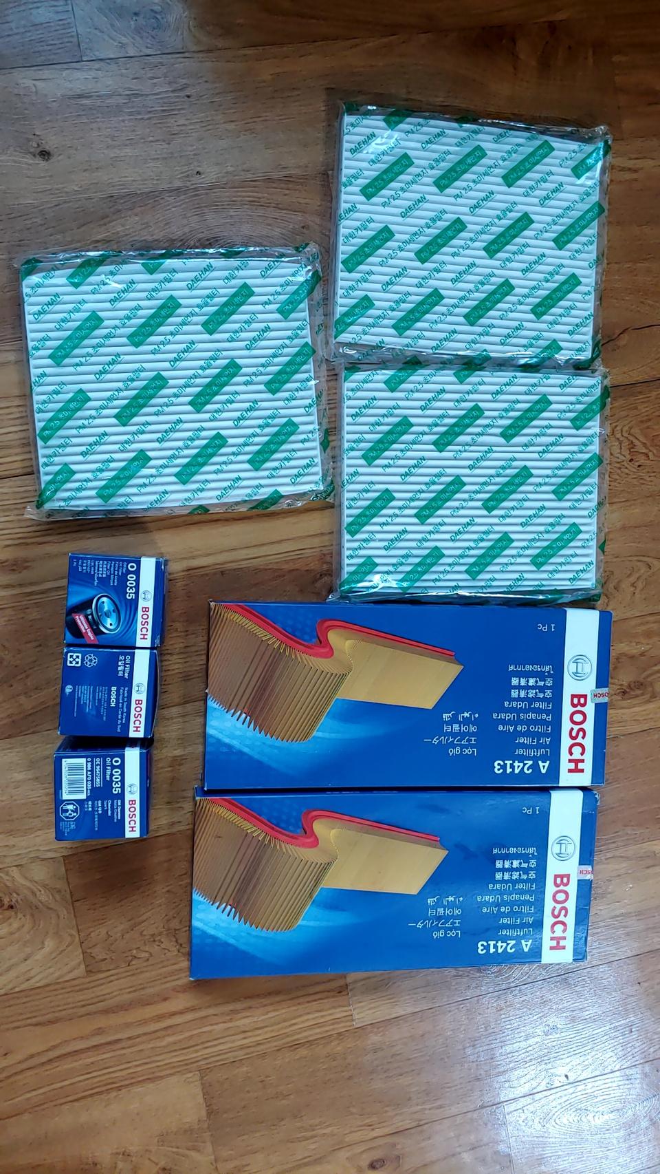 스파크에어필터.오일필터.에어컨필터