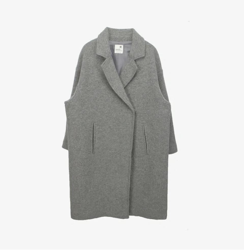 얼스뮤직에콜로지 모직울코트 F