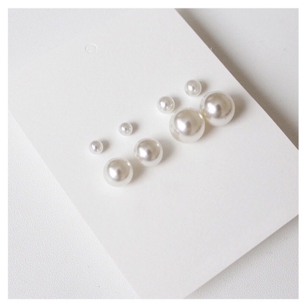 [새상품] 진주 귀걸이 세트