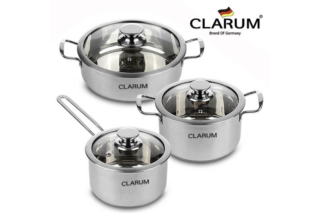 크라움 인덕션 냄비세트 냄비3종 스테인레스