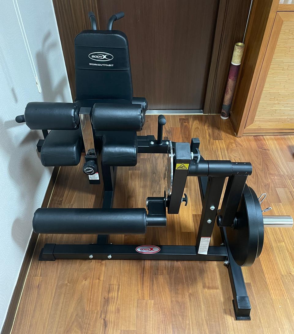 바디엑스4IN1레그익스텐션컬머신 BK-3036 +원판3개