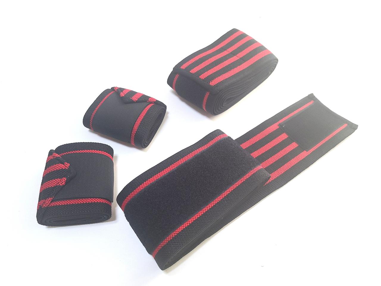 무료배송)헬스 손목보호대+무릎 니랩 세트 새상품