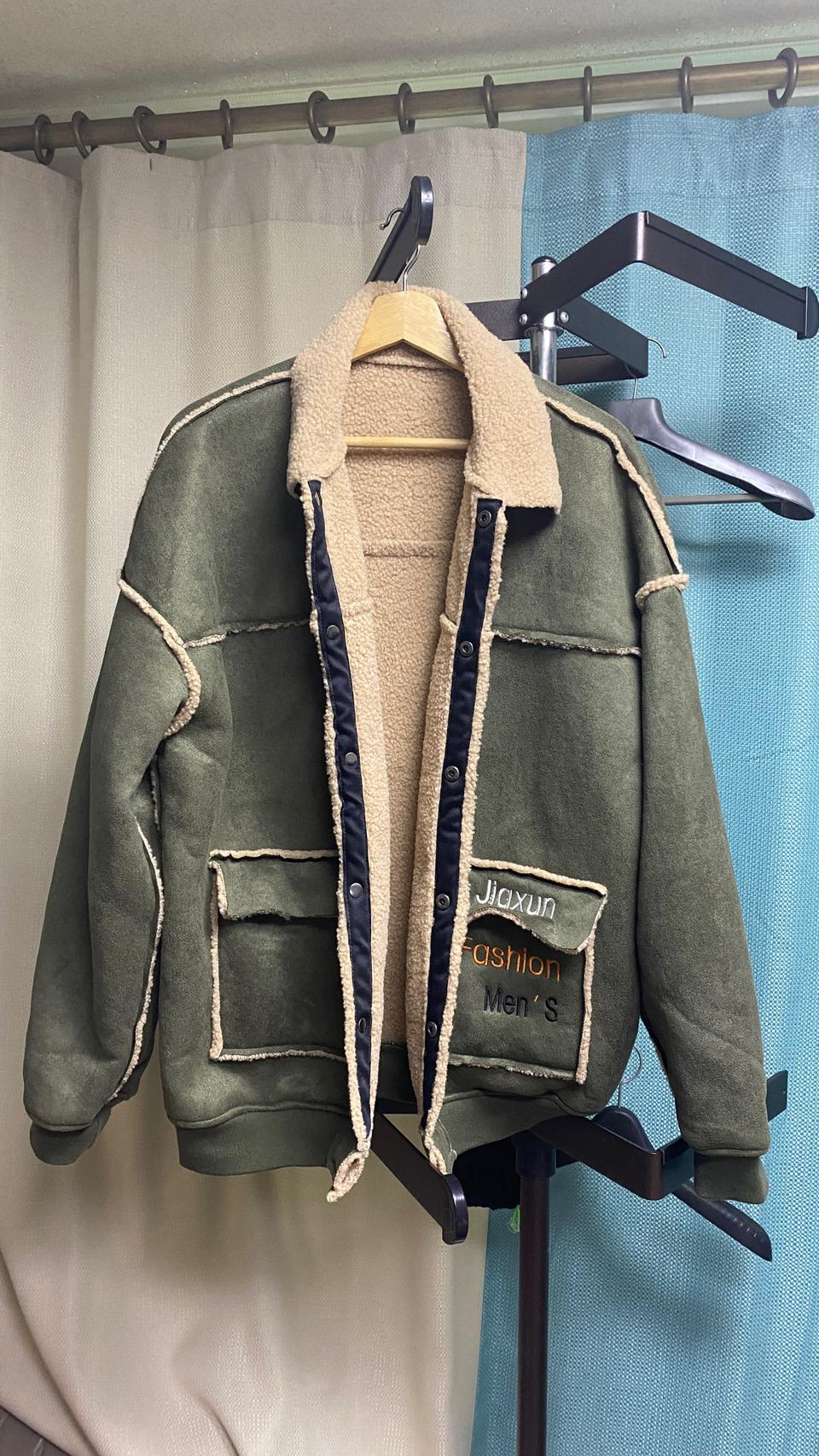 양털뽀글이 무스탕 보들보들 박시핏 66~77~88 남여공용