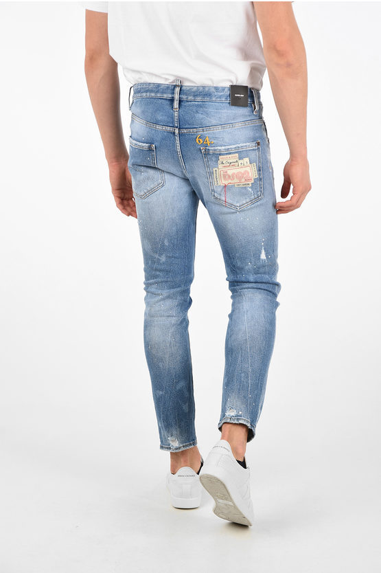 디스퀘어드2 64자수 패치 스케이터진 20시즌 정품 S74LB0658