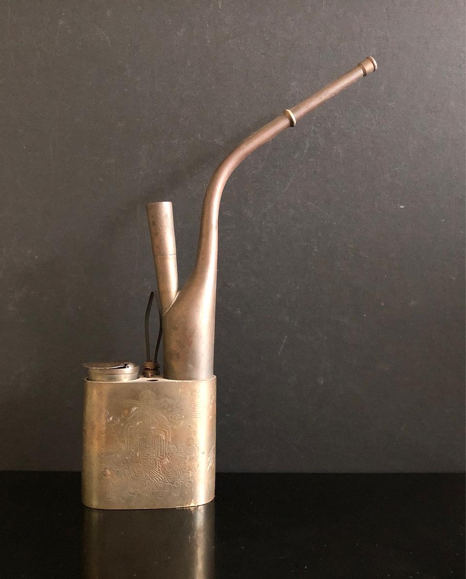 동제수연호(銅製水煙壺) 청동 물담배대