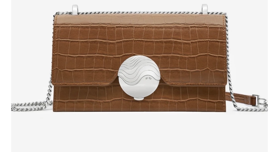 jw pei jade체인백 - 브라운악어