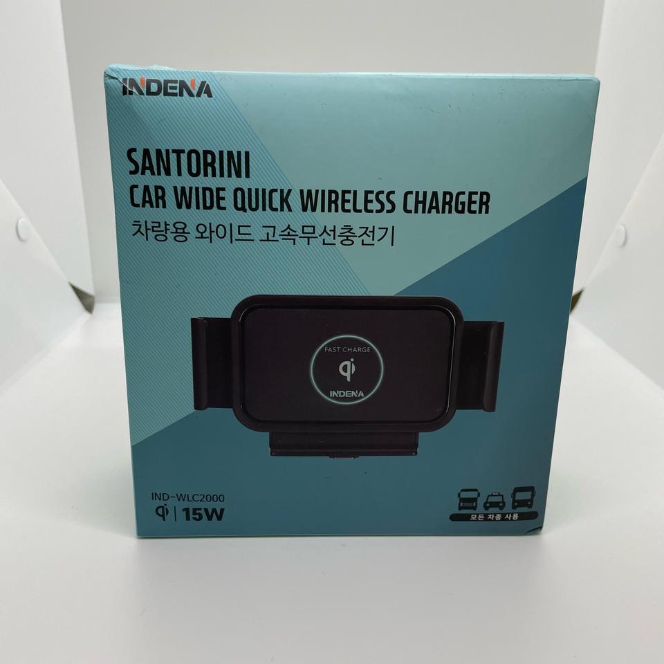 인데나 차량용 와이드 무선 고속 충전기 IND-WLC2000 15W