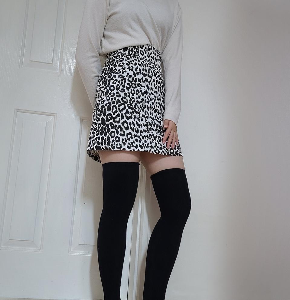 호피A라인치마(새상품/급처가)