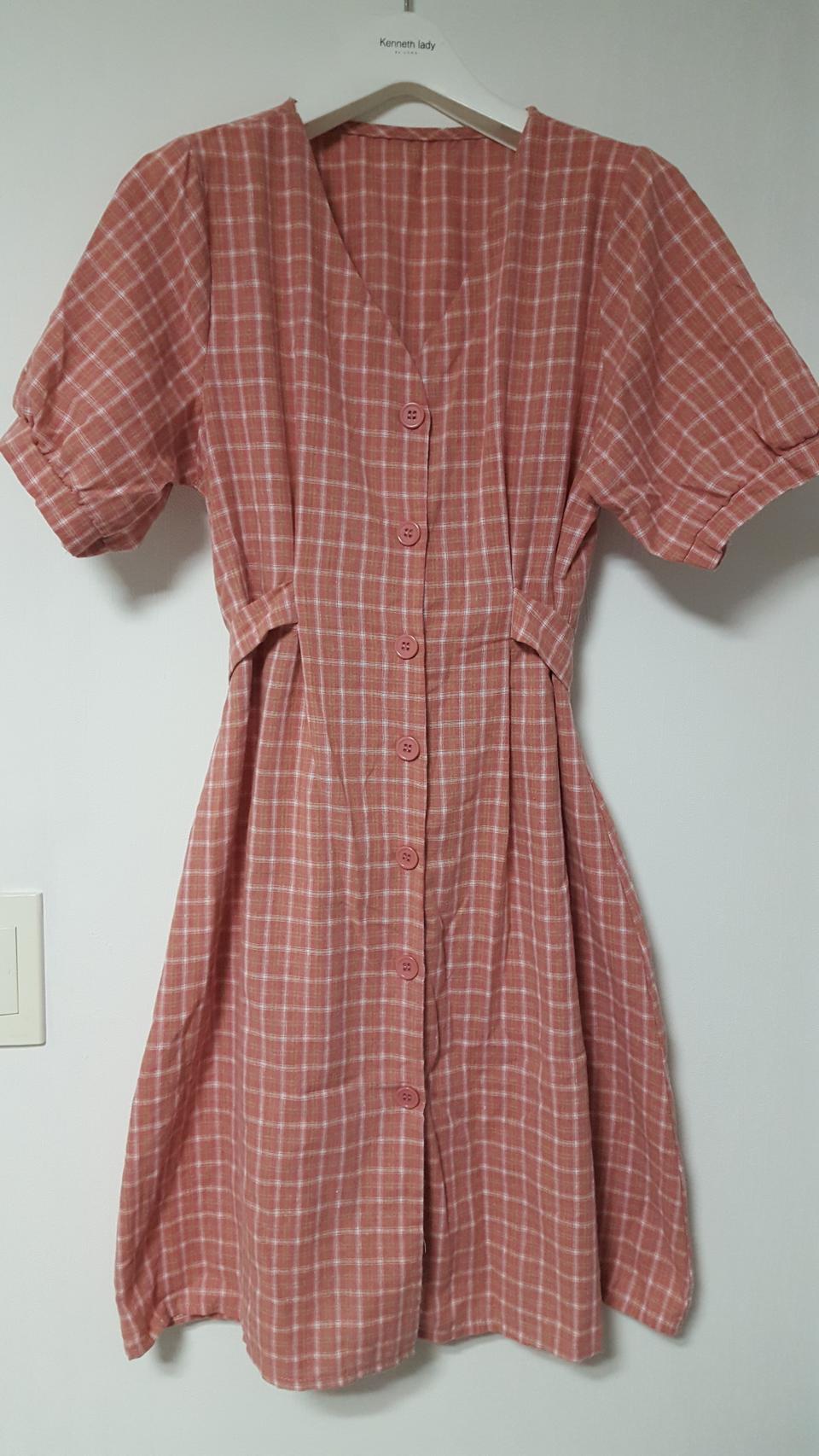 퍼프소매 원피스