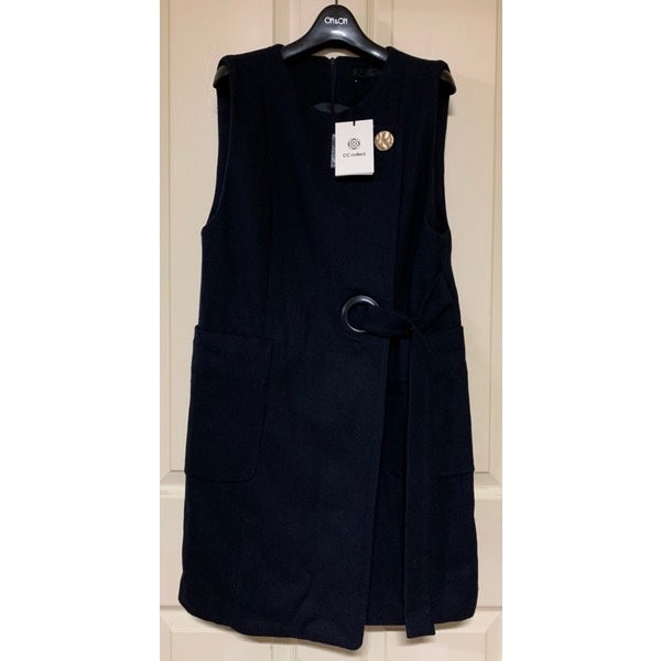 백화점 씨씨콜렉트 베스트스타일 모직 원피스 (가격택 달린 새 상품)