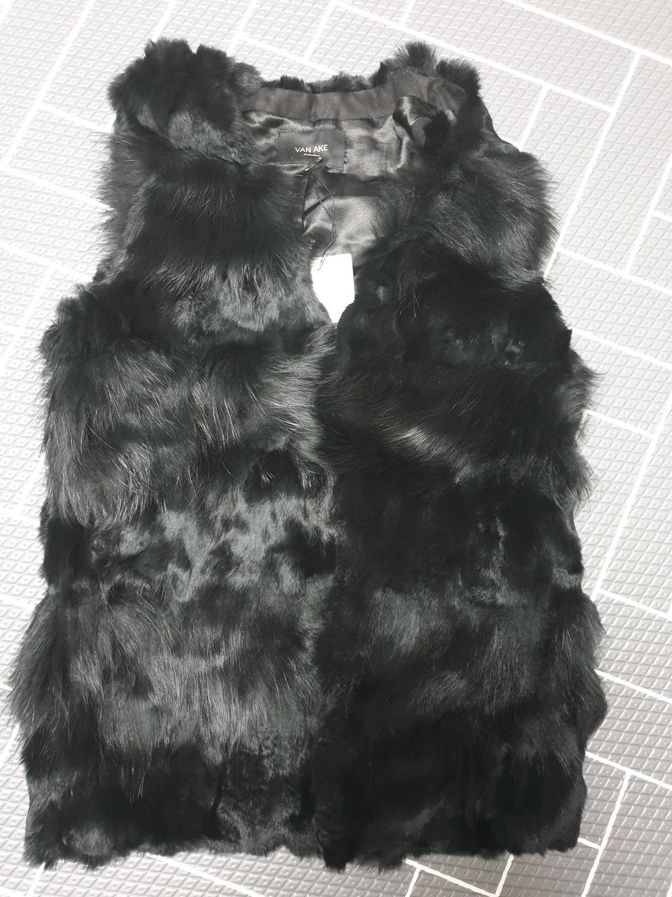 반에이크 라쿤퍼 조끼 85사이즈 블랙 새상품(택 있음)