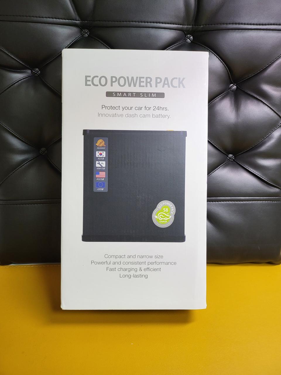 에코파워팩 S8 라이트슬림 (테슬라/전기차 전용) 블랙박스보조배터리