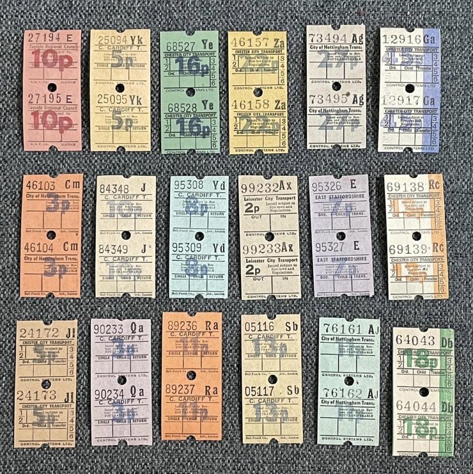 빈티지 다꾸 버스 티켓 2