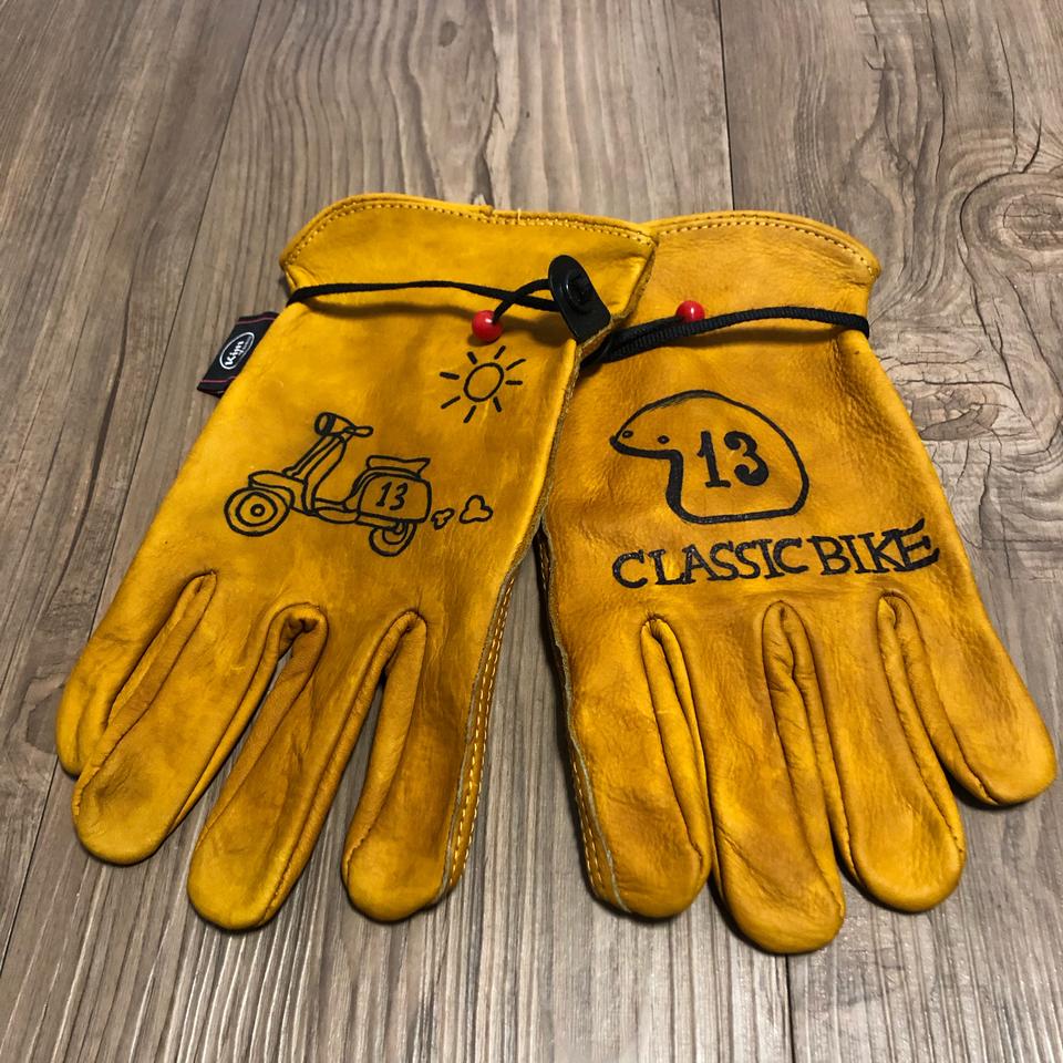 (새제품)클래식 바이크 장갑 커스텀