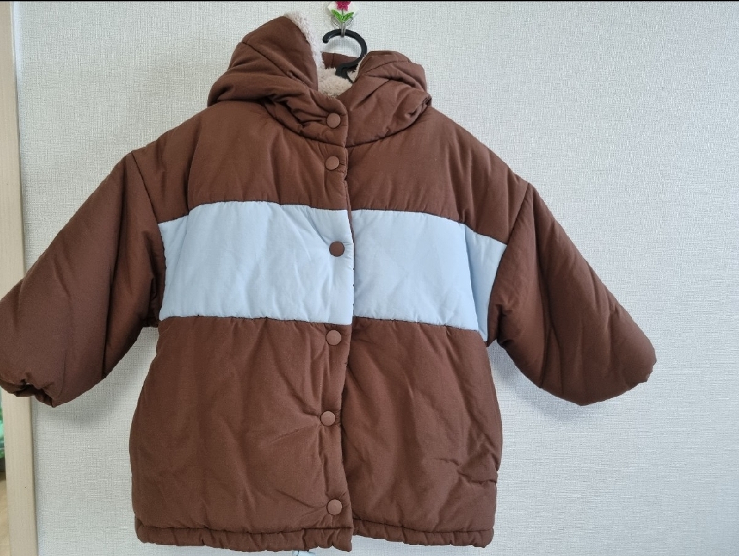 100호 곰돌이점퍼 새제품