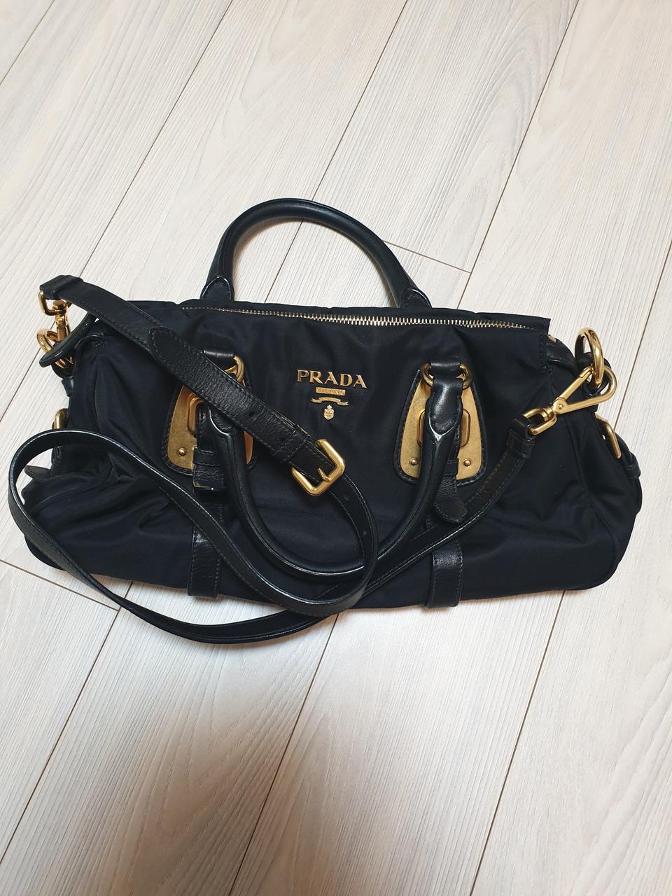 프라다"정품 토트 숄더백