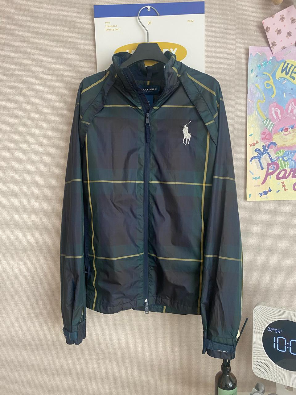 폴로 랄프로렌 골프[조끼]점퍼 남 L100 (녹색체크)