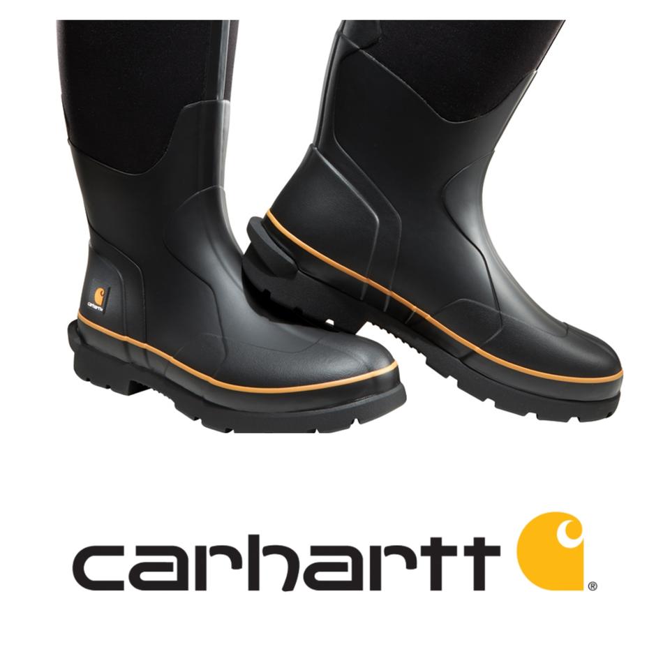 안전 Carhartt 칼하트 고무부츠 낚시 토우캡 안전장화 275mm