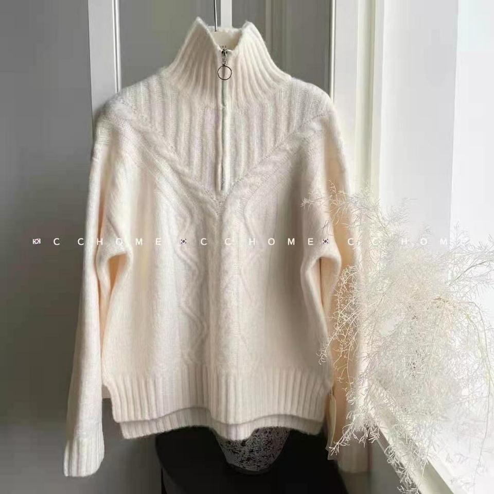 하이넥반오픈루즈핏뽀송뽀송부들부들도톰한고급니트