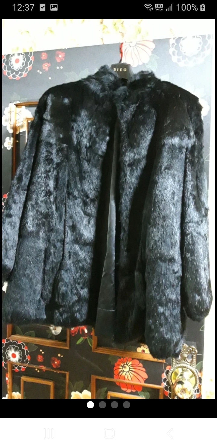 최고급 토끼털 코트