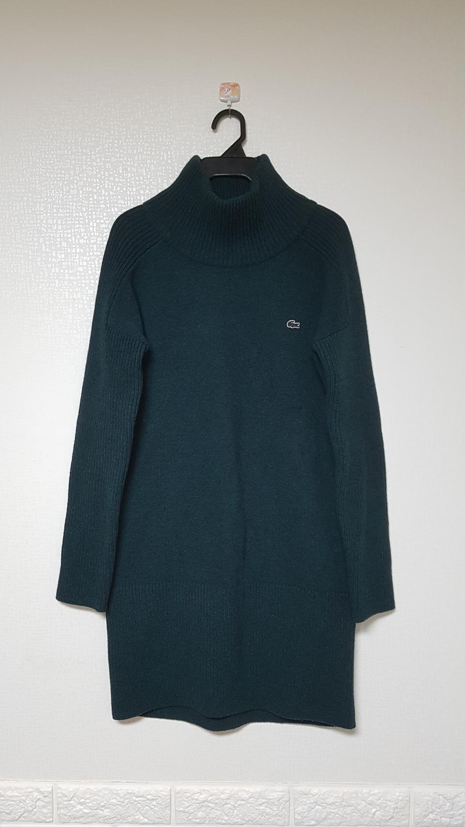 라코스테 딥그린 울 목폴라