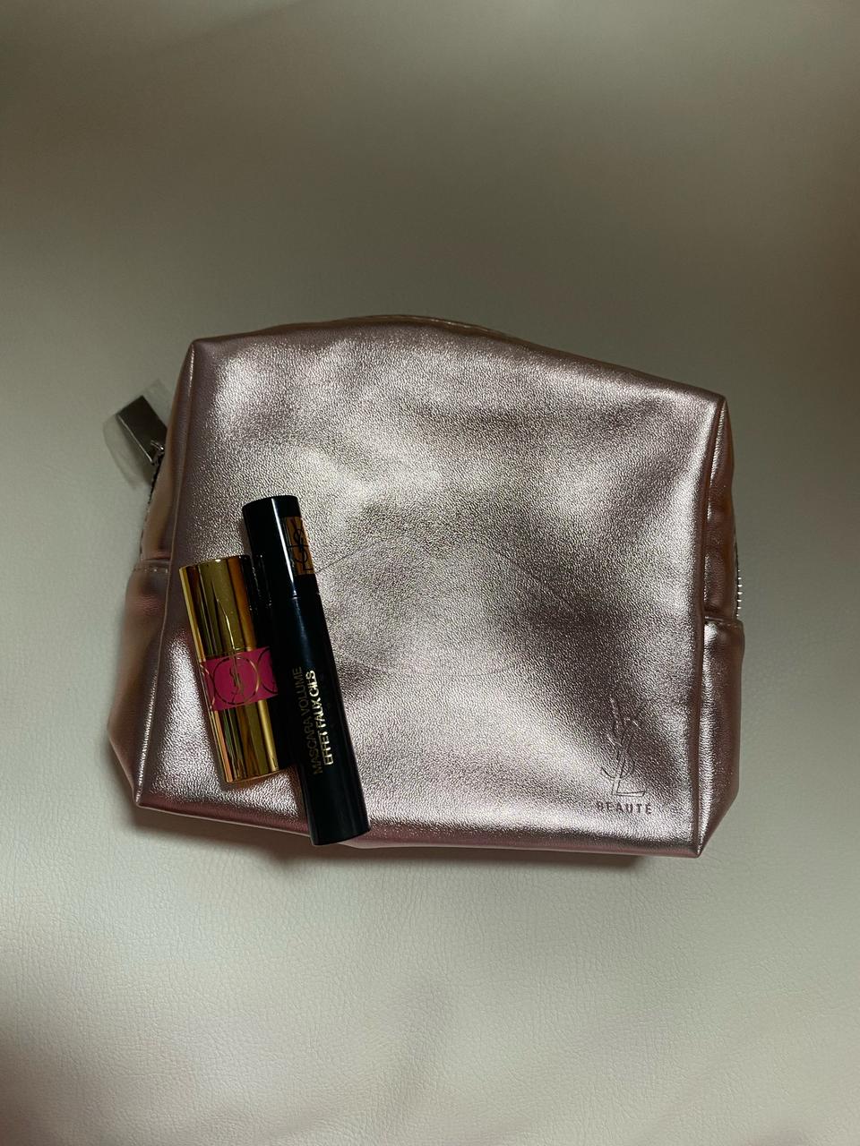 입생로랑  파우치(미니마스카라,립스틱)