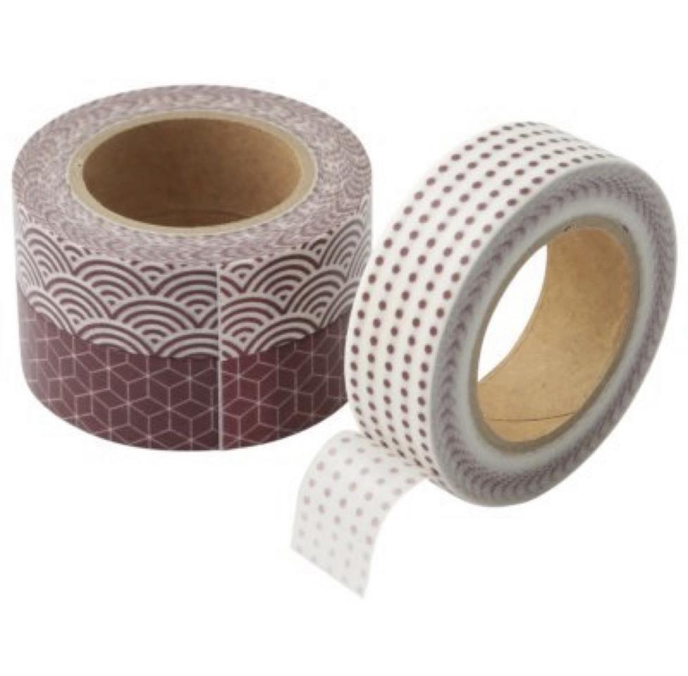 무지 마스킹테이프 3종 1세트