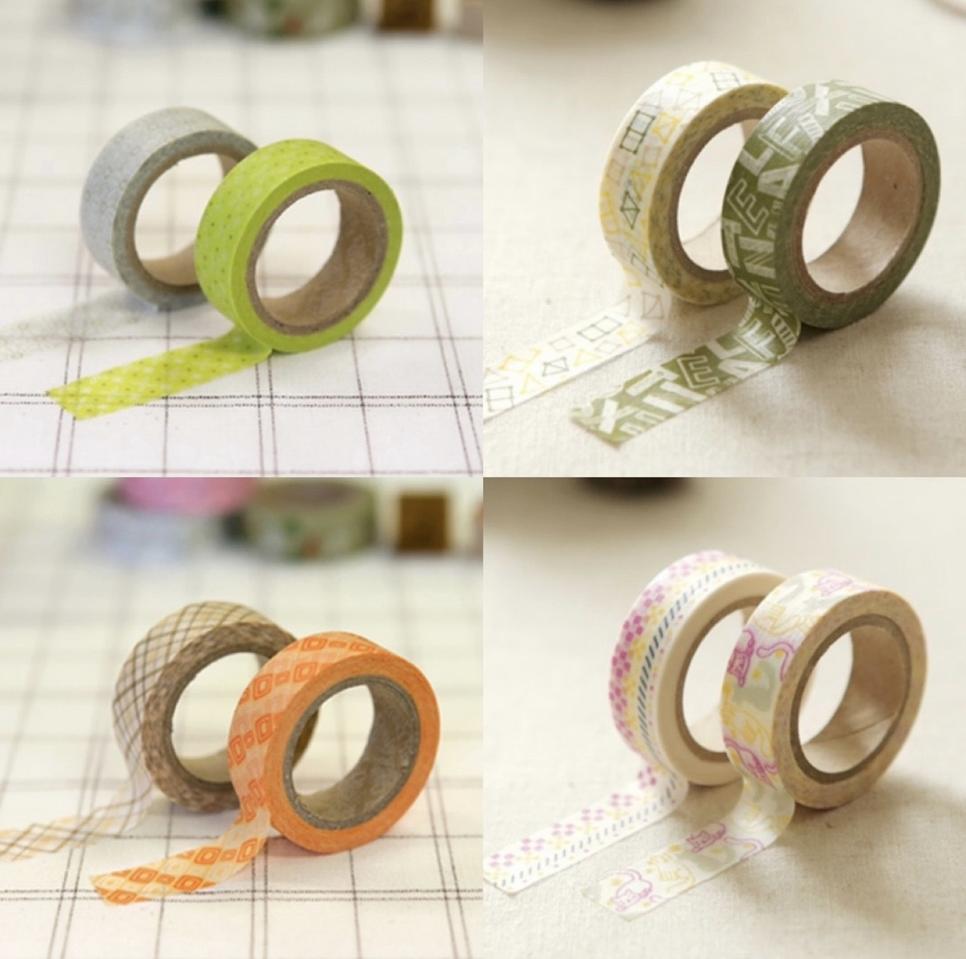 데일리라이크 린다, 퍼즐, 아일린, 애프터눈 마스킹테이프 2종 1세트