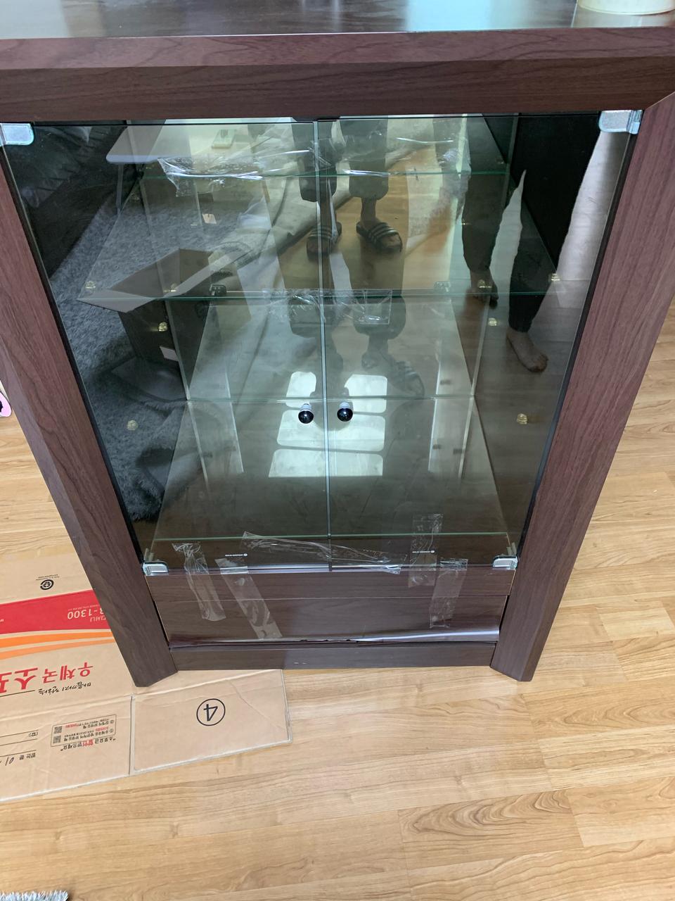 고급원목 거실 다용도수납장(54*82*118.5)