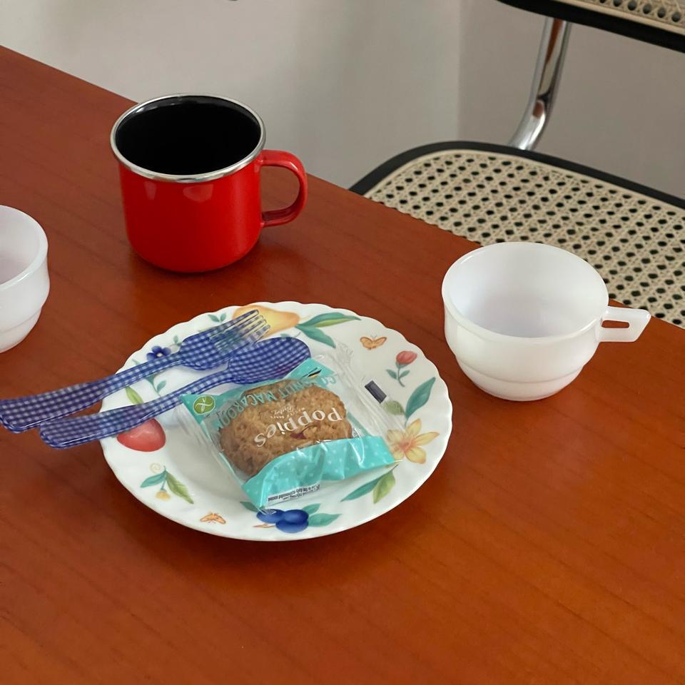 [사용] 행남자기 꽃과일접시 홈카페 카페접시 플레이트