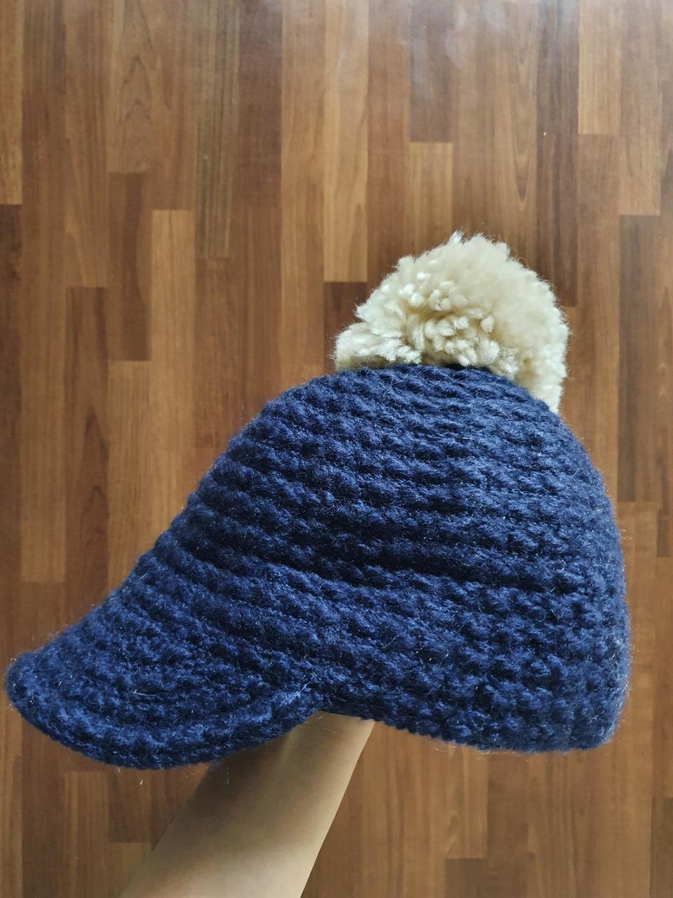 귀요미 니트 캡모자 겨울모자 털모자 니트모자 (새상품)