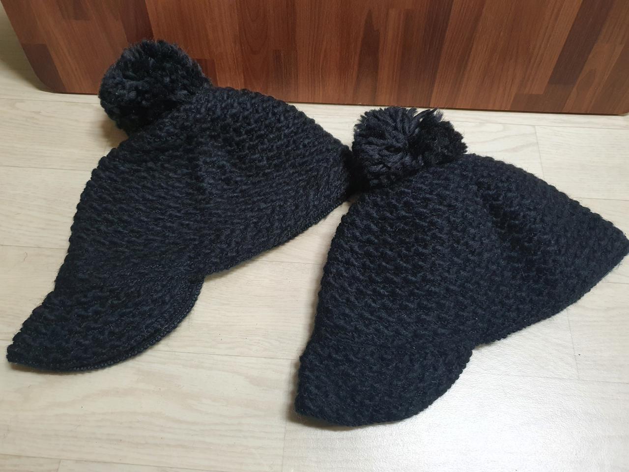 귀요미 니트 캡모자 커플모자 개당 만원씩 새상품