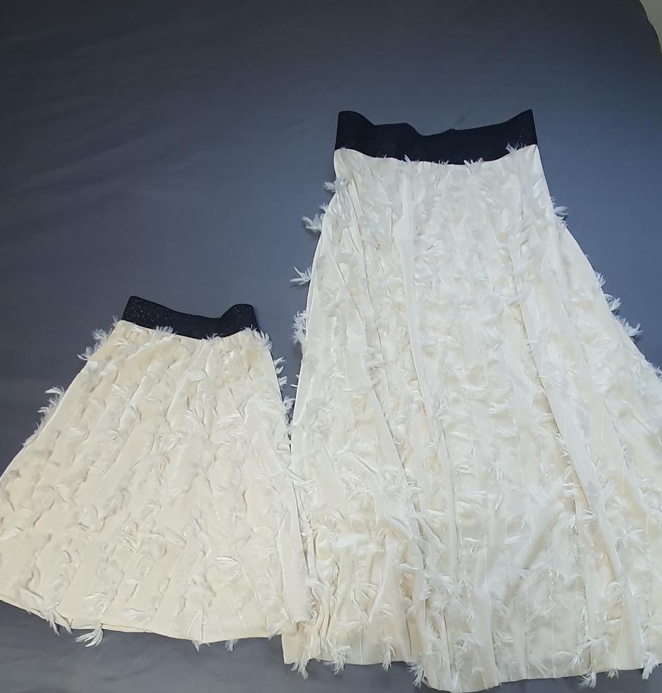 맘+여아 커플 스커트